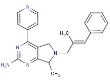 7-methyl-6-[(2E)-2-methyl-3-phenylprop-2-en-1-yl]-4-pyridin-4-yl-6,7-dihydro-5H-pyrrolo[3,4-d]pyrimidin-2-amine