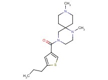 1,9-dimethyl-4-[(5-propyl-3-thienyl)carbonyl]-1,4,9-triazaspiro[5.5]undecane