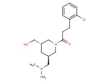 {(3S*,5R*)-1-[3-(2-chlorophenyl)propanoyl]-5-[(dimethylamino)methyl]piperidin-3-yl}methanol
