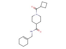 1-(cyclobutylcarbonyl)-N-(1-cyclohexen-1-ylmethyl)-4-piperidinecarboxamide