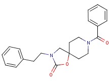 8-benzoyl-3-(2-phenylethyl)-1-oxa-3,8-diazaspiro[4.5]decan-2-one