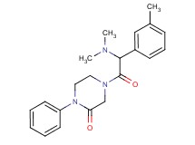 4-[(dimethylamino)(3-methylphenyl)acetyl]-1-phenyl-2-piperazinone