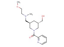 [(3S*,5R*)-5-{[(2-methoxyethyl)(methyl)amino]methyl}-1-(2-pyridinylcarbonyl)-3-piperidinyl]methanol
