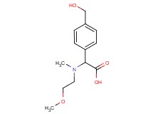 [4-(hydroxymethyl)phenyl][(2-methoxyethyl)(methyl)amino]acetic acid