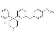 4-[4-(2-chlorophenyl)-4-piperidinyl]-2-(4-methoxybenzyl)pyrimidine hydrochloride