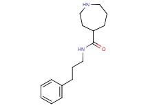 N-(3-phenylpropyl)-4-azepanecarboxamide hydrochloride
