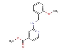 methyl 2-[(2-methoxybenzyl)amino]isonicotinate