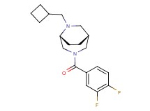 (1R*,5R*)-6-(cyclobutylmethyl)-3-(3,4-difluorobenzoyl)-3,6-diazabicyclo[3.2.2]nonane