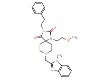 1-(2-methoxyethyl)-8-[(1-methyl-1H-benzimidazol-2-yl)methyl]-3-(2-phenylethyl)-1,3,8-triazaspiro[4.5]decane-2,4-dione