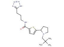 5-[1-(2,2-dimethylpropyl)-2-pyrrolidinyl]-N-[3-(1H-tetrazol-5-yl)propyl]-2-thiophenecarboxamide