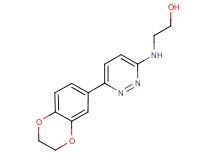 2-{[6-(2,3-dihydro-1,4-benzodioxin-6-yl)pyridazin-3-yl]amino}ethanol