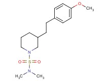 3-[2-(4-methoxyphenyl)ethyl]-N,N-dimethyl-1-piperidinesulfonamide
