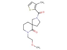 7-(2-methoxyethyl)-2-[(3-methyl-2-thienyl)carbonyl]-2,7-diazaspiro[4.5]decan-6-one