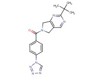2-tert-butyl-6-[4-(1H-tetrazol-1-yl)benzoyl]-6,7-dihydro-5H-pyrrolo[3,4-d]pyrimidine