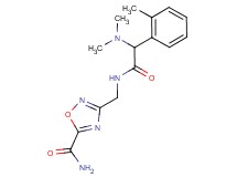 3-({[(dimethylamino)(2-methylphenyl)acetyl]amino}methyl)-1,2,4-oxadiazole-5-carboxamide