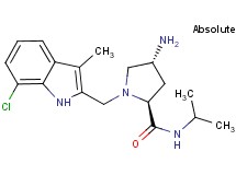 (2S,4R)-4-amino-1-[(7-chloro-3-methyl-1H-indol-2-yl)methyl]-N-isopropylpyrrolidine-2-carboxamide