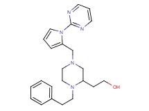 2-(1-(2-phenylethyl)-4-{[1-(2-pyrimidinyl)-1H-pyrrol-2-yl]methyl}-2-piperazinyl)ethanol