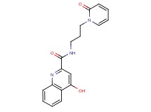 4-hydroxy-N-[3-(2-oxo-1(2H)-pyridinyl)propyl]-2-quinolinecarboxamide