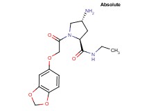 (4R)-4-amino-1-[(1,3-benzodioxol-5-yloxy)acetyl]-N-ethyl-L-prolinamide