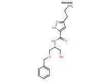 N-[(1R)-2-(benzyloxy)-1-(hydroxymethyl)ethyl]-3-propyl-1H-pyrazole-5-carboxamide