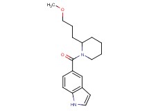 5-{[2-(3-methoxypropyl)-1-piperidinyl]carbonyl}-1H-indole
