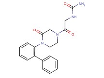 N-{2-[4-(2-biphenylyl)-3-oxo-1-piperazinyl]-2-oxoethyl}urea
