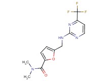 N,N-dimethyl-5-({[4-(trifluoromethyl)pyrimidin-2-yl]amino}methyl)-2-furamide