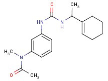 N-[3-({[(1-cyclohex-1-en-1-ylethyl)amino]carbonyl}amino)phenyl]-N-methylacetamide