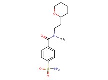 4-(aminosulfonyl)-N-methyl-N-[2-(tetrahydro-2H-pyran-2-yl)ethyl]benzamide