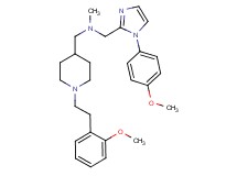 ({1-[2-(2-methoxyphenyl)ethyl]-4-piperidinyl}methyl){[1-(4-methoxyphenyl)-1H-imidazol-2-yl]methyl}methylamine
