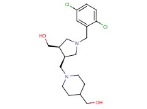 ((3R*,4R*)-1-(2,5-dichlorobenzyl)-4-{[4-(hydroxymethyl)piperidin-1-yl]methyl}pyrrolidin-3-yl)methanol