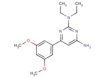 6-(3,5-dimethoxyphenyl)-N~2~,N~2~-diethylpyrimidine-2,4-diamine