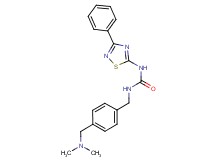 N-{4-[(dimethylamino)methyl]benzyl}-N'-(3-phenyl-1,2,4-thiadiazol-5-yl)urea