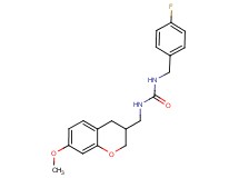 N-(4-fluorobenzyl)-N'-[(7-methoxy-3,4-dihydro-2H-chromen-3-yl)methyl]urea