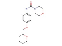 N-[4-(tetrahydro-2H-pyran-2-ylmethoxy)phenyl]morpholine-4-carboxamide