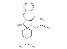 1-isobutyl-8-isopropyl-3-(2-pyridinylmethyl)-1,3,8-triazaspiro[4.5]decane-2,4-dione