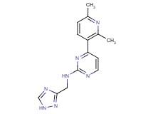 4-(2,6-dimethylpyridin-3-yl)-N-(1H-1,2,4-triazol-3-ylmethyl)pyrimidin-2-amine