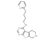 N-[4-(2-pyridinyl)butyl]-5,6,7,8-tetrahydropyrido[4',3':4,5]thieno[2,3-d]pyrimidin-4-amine dihydrochloride