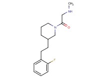 (2-{3-[2-(2-fluorophenyl)ethyl]-1-piperidinyl}-2-oxoethyl)methylamine hydrochloride