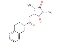 5-[2-(7,8-dihydro-1,6-naphthyridin-6(5H)-yl)-2-oxoethyl]-1,3-dimethyl-2,4-imidazolidinedione