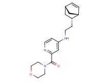 N-{2-[(1S*,2S*,4S*)-bicyclo[2.2.1]hept-5-en-2-yl]ethyl}-2-(4-morpholinylcarbonyl)-4-pyridinamine