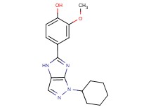 4-(1-cyclohexyl-1,4-dihydroimidazo[4,5-c]pyrazol-5-yl)-2-methoxyphenol