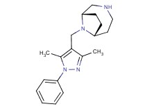 (1S*,6R*)-9-[(3,5-dimethyl-1-phenyl-1H-pyrazol-4-yl)methyl]-3,9-diazabicyclo[4.2.1]nonane