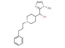 (1-methyl-1H-imidazol-2-yl)[1-(3-phenylpropyl)piperidin-4-yl]methanol