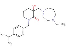 3-[(4-ethyl-1,4-diazepan-1-yl)methyl]-3-hydroxy-1-(4-isopropylbenzyl)piperidin-2-one