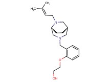 2-(2-{[(1S*,5R*)-6-(3-methylbut-2-en-1-yl)-3,6-diazabicyclo[3.2.2]non-3-yl]methyl}phenoxy)ethanol