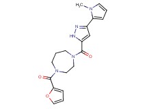1-(2-furoyl)-4-{[3-(1-methyl-1H-pyrrol-2-yl)-1H-pyrazol-5-yl]carbonyl}-1,4-diazepane