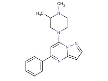 7-(3,4-dimethyl-1-piperazinyl)-5-phenylpyrazolo[1,5-a]pyrimidine