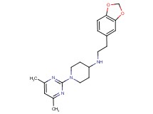 N-[2-(1,3-benzodioxol-5-yl)ethyl]-1-(4,6-dimethylpyrimidin-2-yl)piperidin-4-amine