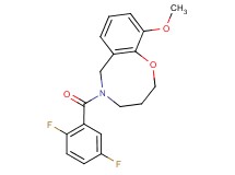 5-(2,5-difluorobenzoyl)-10-methoxy-3,4,5,6-tetrahydro-2H-1,5-benzoxazocine